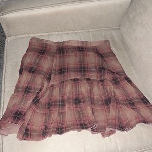 Multi brown mini skirt from Urban Outfitters. Size Med NWT.